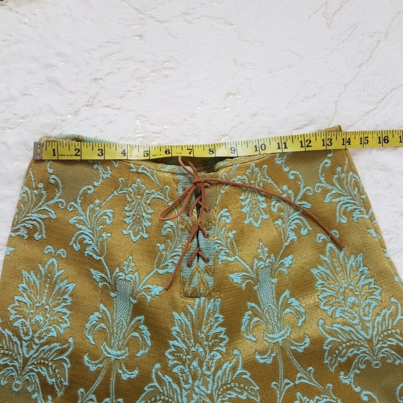 Spell Anastasia Brocade Lace Up Flare Pants - Picture 6 of 13